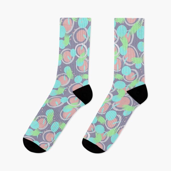 Item preview, Pink Blue Circular Pattern designed and sold by artsy-ink.