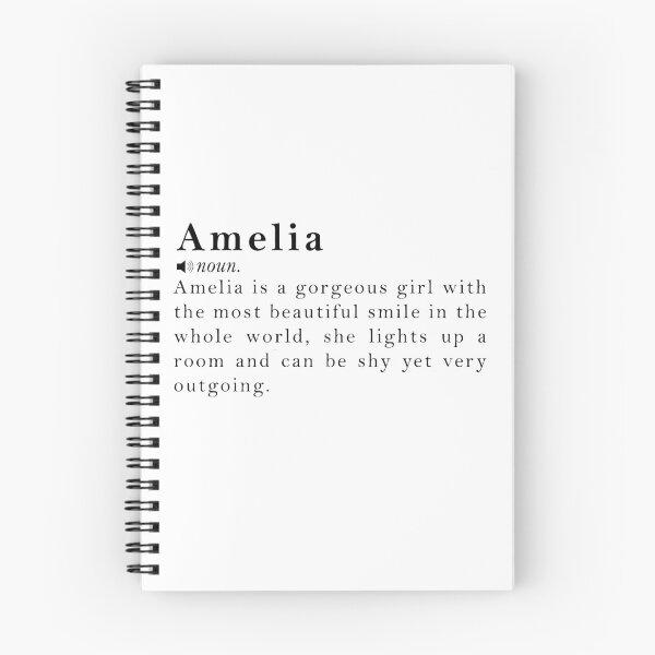Item preview, Amelia Name Meaning Definition designed and sold by peachyline.