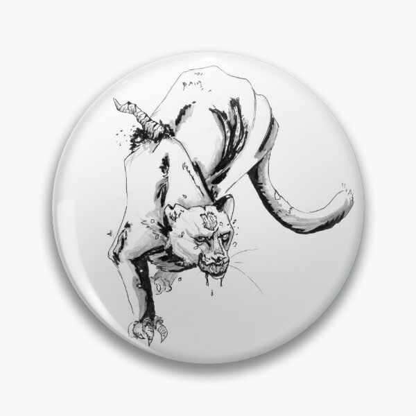 Item preview, Zombie mountain lion  designed and sold by Bumblebuzz123.
