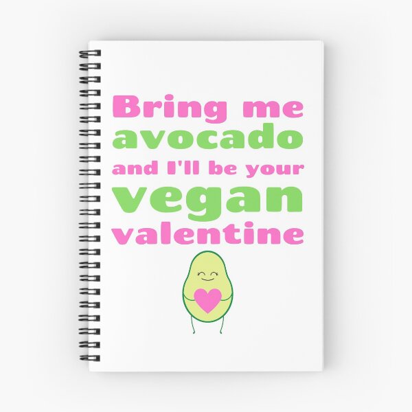 Item preview, Cute Avocado Vegan Valentine designed and sold by WhimsicaliTee.