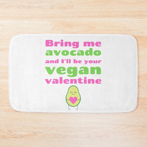 Item preview, Cute Avocado Vegan Valentine designed and sold by WhimsicaliTee.