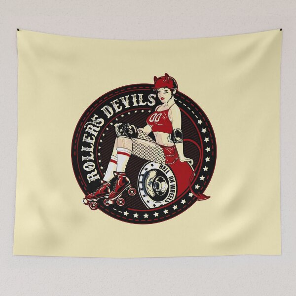 Item preview, roller skater derbi inline devil girl T-Shirt designed and sold by tarixukx.