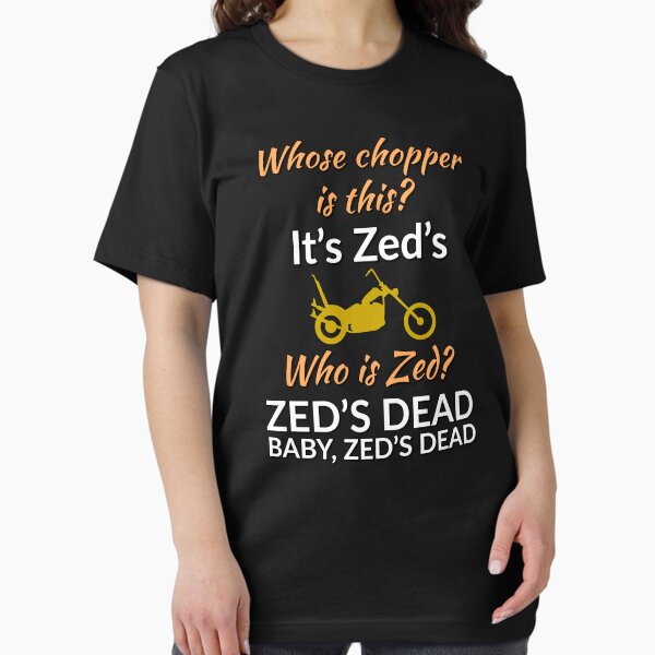 Artikel-Vorschau von Wessen Hubschrauber ist das? Es ist Zeds. Wessen Zed? Zeds totes Baby, Zed ist tot, designt und verkauft von QuoteableTees.