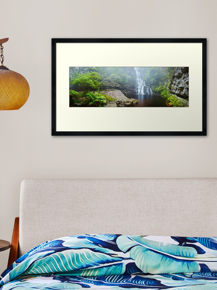 Thumbnail 2 of 7, Framed Art Print, Kalang Falls, Kanangra Boyd National Park, New South Wales, Australia designed and sold by Chockstone.
