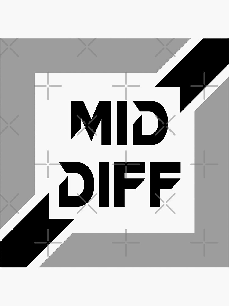 "Mid Diff lol // mid main // league of legends " Sticker for Sale by MedKac Redbubble