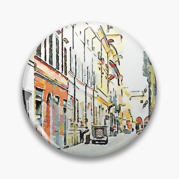 Item preview, Street and bell tower designed and sold by Giuseppe Cocco.