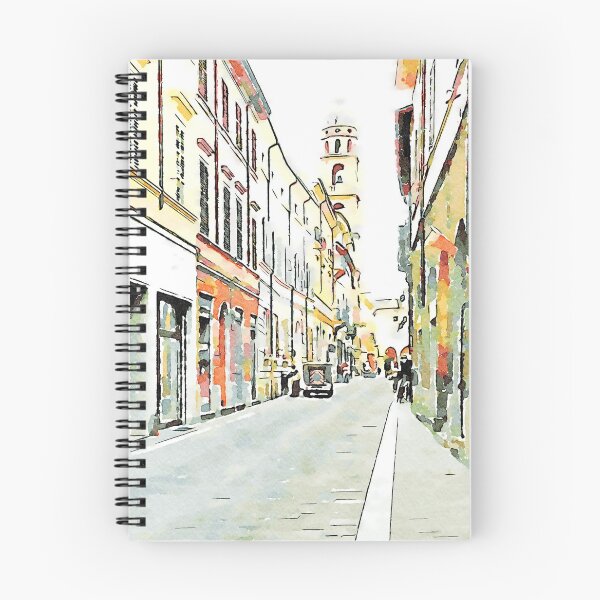 Item preview, Street and bell tower designed and sold by Giuseppe Cocco.