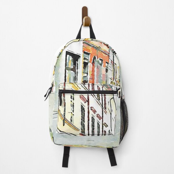 Item preview, Street and bell tower designed and sold by Giuseppe Cocco.