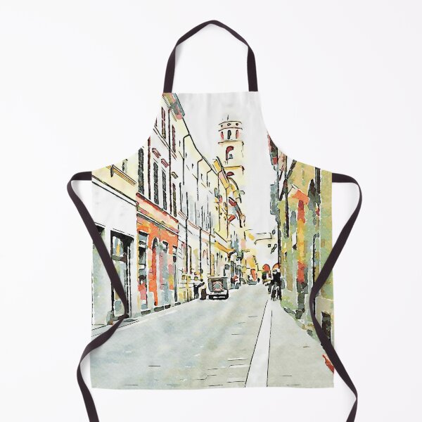 Item preview, Street and bell tower designed and sold by Giuseppe Cocco.