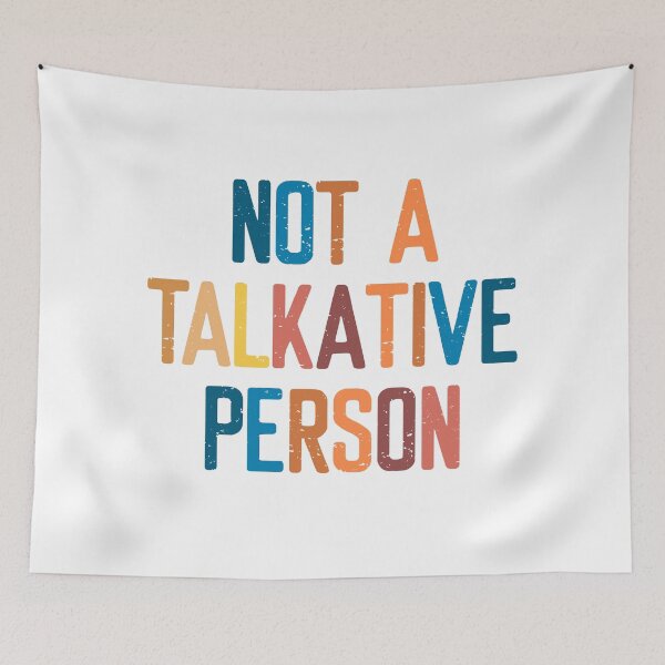 Item preview, Not A Talkative Person  designed and sold by FriendsList.