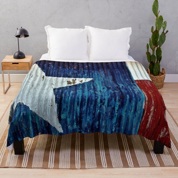 Item preview, Texas, Flag on the side of a barn designed and sold by beachfanatic.