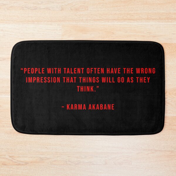Item preview, Karma Akabane - Quote designed and sold by Epicanimequotes.