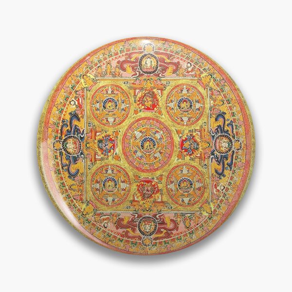 Item preview, Buddhist Mandala Meditation Thangka 44 designed and sold by GuyBlank.