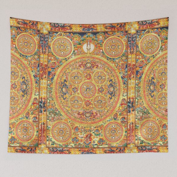 Artikelvorschau, Buddhistische Mandala Meditation Thangka 44 entworfen und verkauft von GuyBlank.