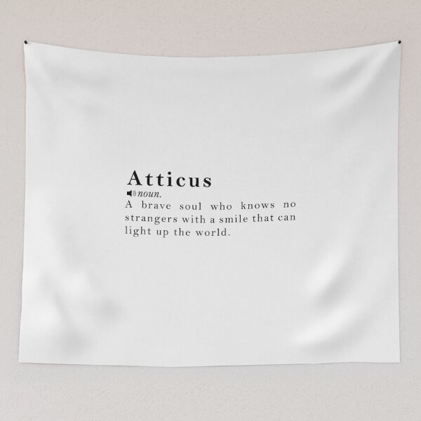Item preview, Atticus Name Meaning Definition designed and sold by peachyline.