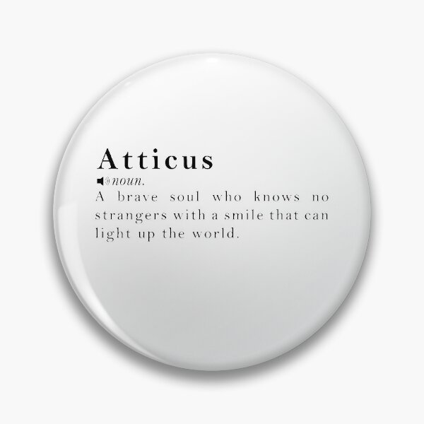 Item preview, Atticus Name Meaning Definition designed and sold by peachyline.