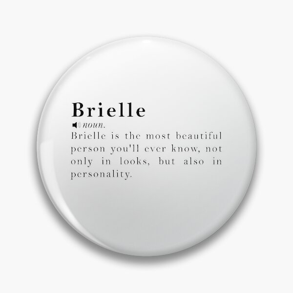 Item preview, Brielle Name Meaning Definition designed and sold by peachyline.