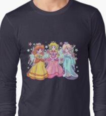 Princess Peach, Daisy and Rosalina Long Sleeve T-Shirt