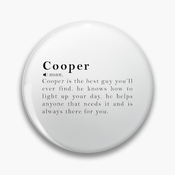 Item preview, Cooper Name Meaning Definition Definition designed and sold by peachyline.
