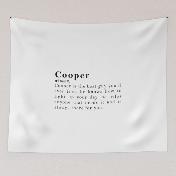 Item preview, Cooper Name Meaning Definition Definition designed and sold by peachyline.