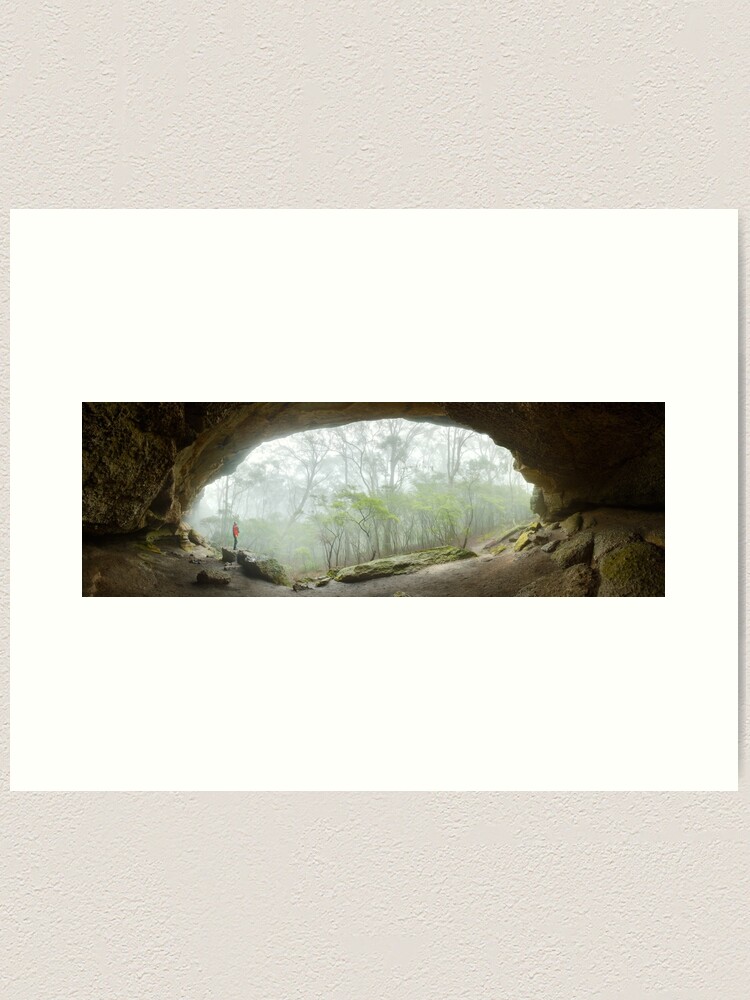 Thumbnail 1 of 3, Art Print, Dance Floor Cave, Kanangra Boyd National Park, New South Wales, Australia designed and sold by Chockstone.
