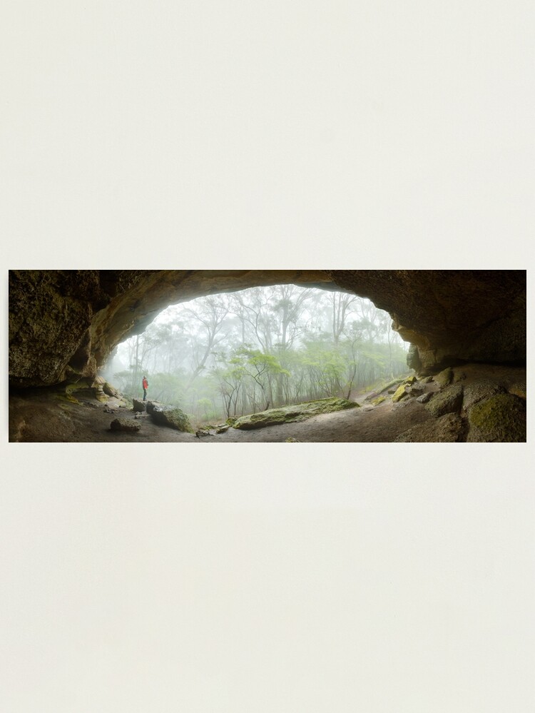 Thumbnail 1 of 3, Photographic Print, Dance Floor Cave, Kanangra Boyd National Park, New South Wales, Australia designed and sold by Chockstone.