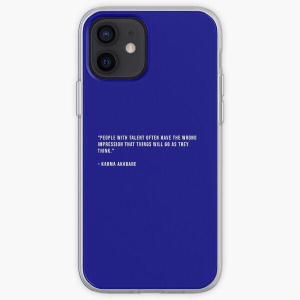 Karma Akabane - Citation Coque souple iPhone