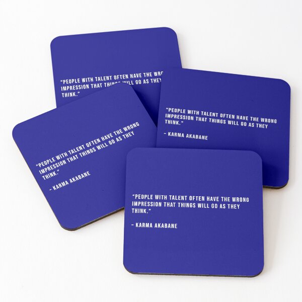Item preview, Karma Akabane - Quote designed and sold by Epicanimequotes.