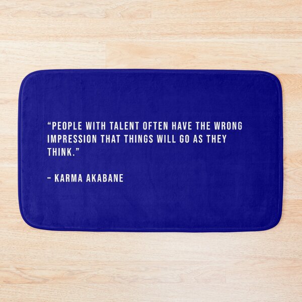 Item preview, Karma Akabane - Quote designed and sold by Epicanimequotes.