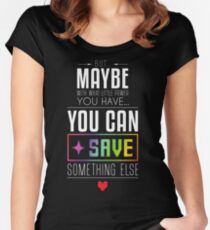 Maybe you can SAVE something else Women's Fitted Scoop T-Shirt
