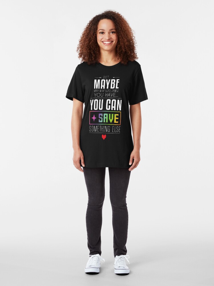 Alternative Ansicht von Vielleicht kannst du etwas anderes SPAREN Slim Fit T-Shirt