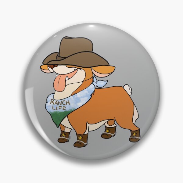 Item preview, Ranch Life Cowboy Corgi designed and sold by pheebstheartist.
