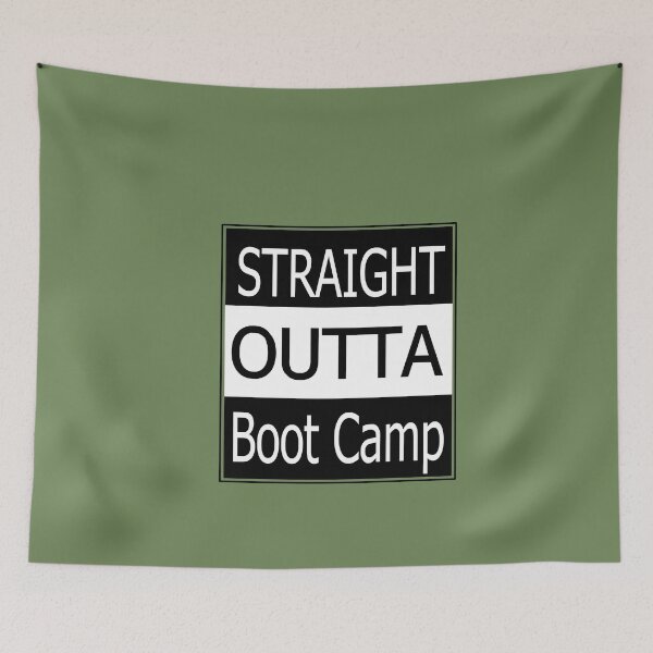 Item preview, Straight Outta Bootcamp Design, US Army designed and sold by ronnieyoung.