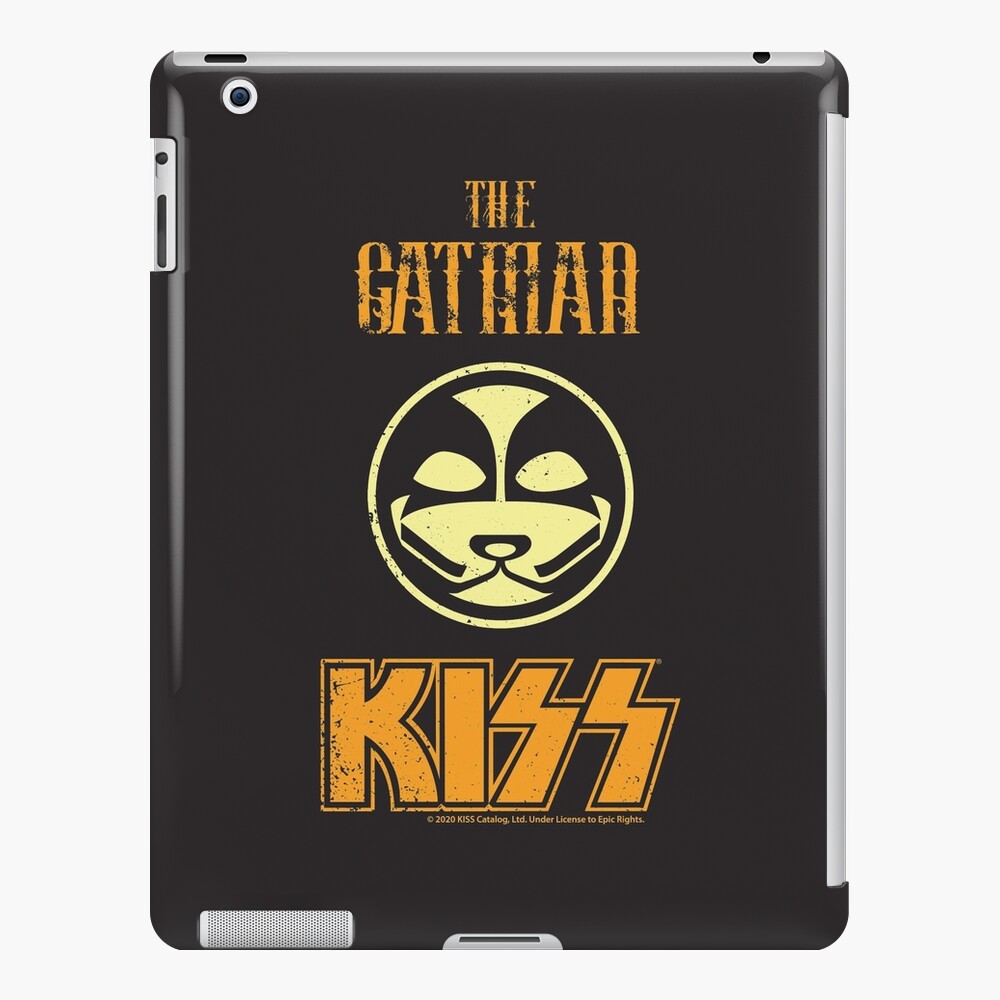 KISS Band-The Catman- Grunge Distorted vintage iPad Case & Skin