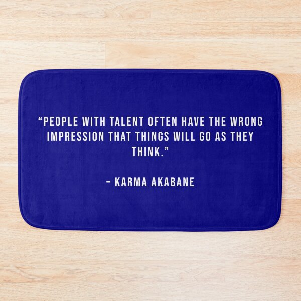 Item preview, Karma Akabane - Quote designed and sold by Epicanimequotes.