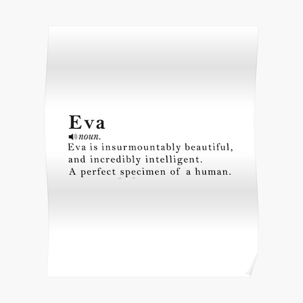 eva-name-meaning-definition-poster-for-sale-by-peachyline-redbubble