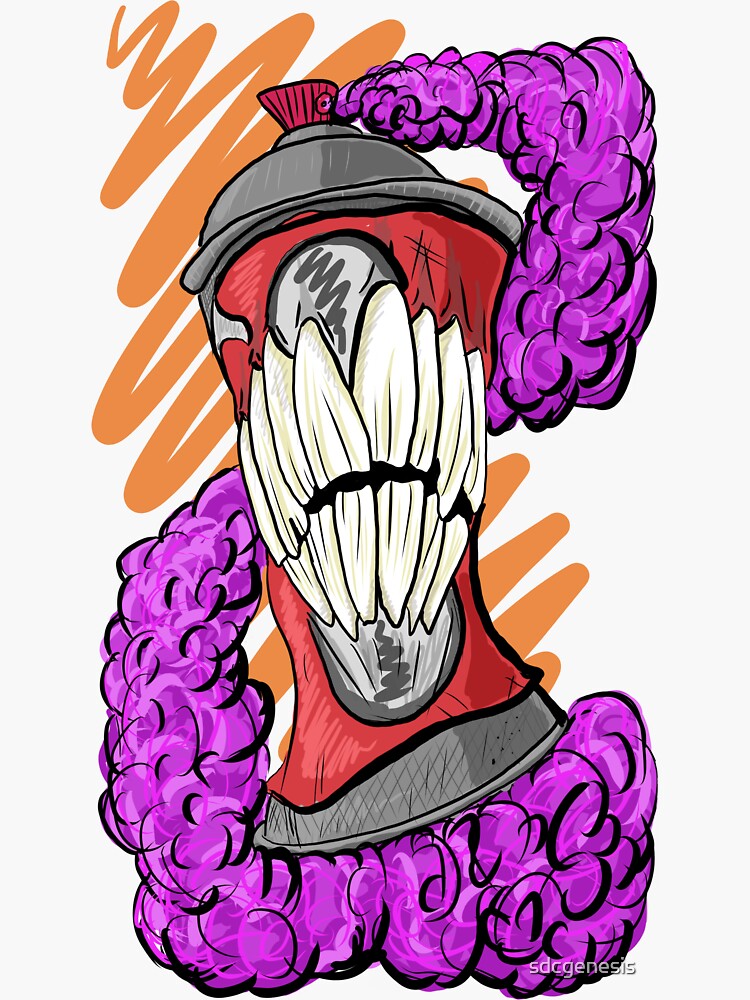 Thumbnail 3 of 3, Sticker, crush can designed and sold by sdcgenesis.