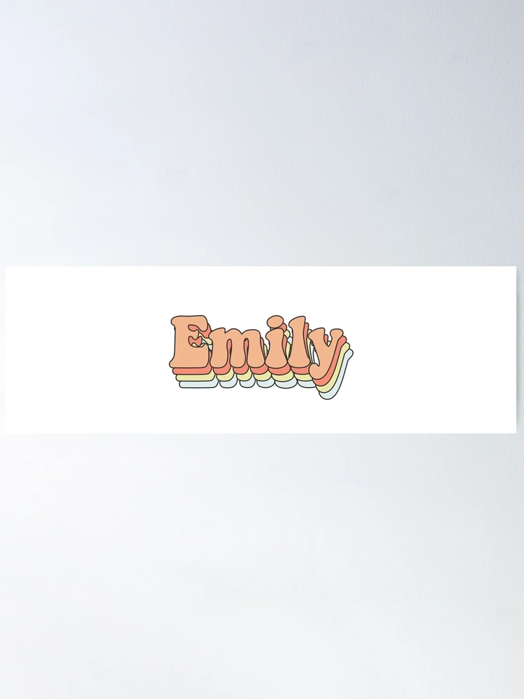 Emily - Custom Aesthetic Trendy Name Coffee Mug for Sale by