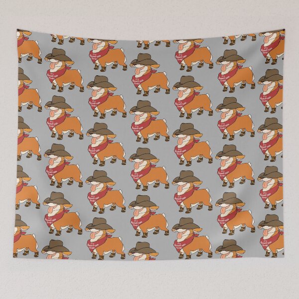 Item preview, Round-Up Cowboy Corgi designed and sold by pheebstheartist.