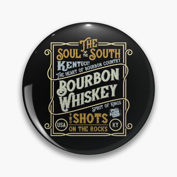 Item preview, The Soul Of The South - Bourbon Whiskey: Two Shots On The Rocks designed and sold by Sinfamous.