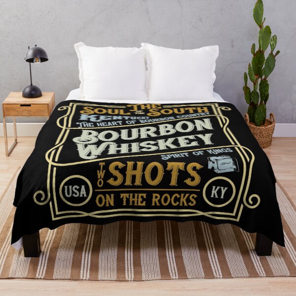 Item preview, The Soul Of The South - Bourbon Whiskey: Two Shots On The Rocks designed and sold by Sinfamous.