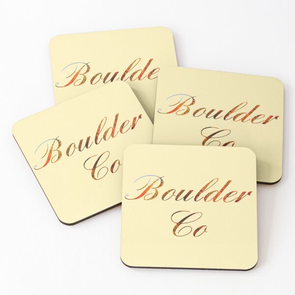 Item preview, Boulder Colorado CO Autumn Leaves Text designed and sold by Lartheviking.