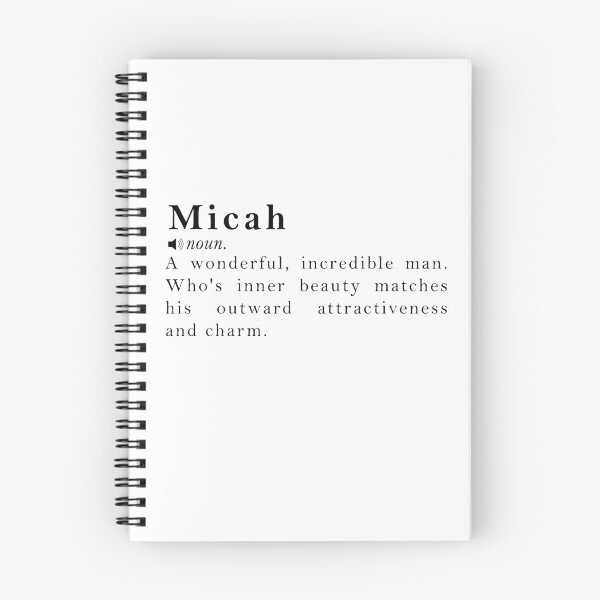 Item preview, Micah Name Meaning Definition designed and sold by peachyline.
