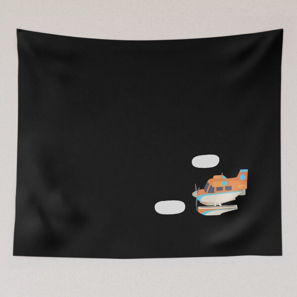 Item preview, AC:NH Orange Floatplane Loading Screen designed and sold by aspinworks.