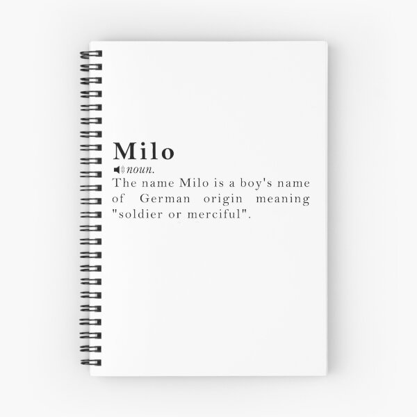 Item preview, Milo Name Meaning Definition designed and sold by peachyline.