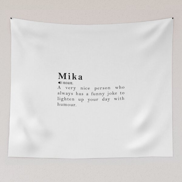 Item preview, Mika Name Meaning Definition designed and sold by peachyline.