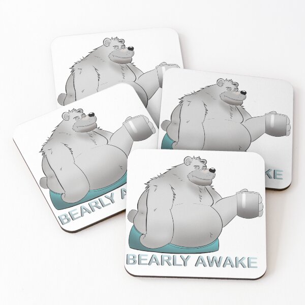 Item preview, Polar BEARly Awake designed and sold by DippuBear.