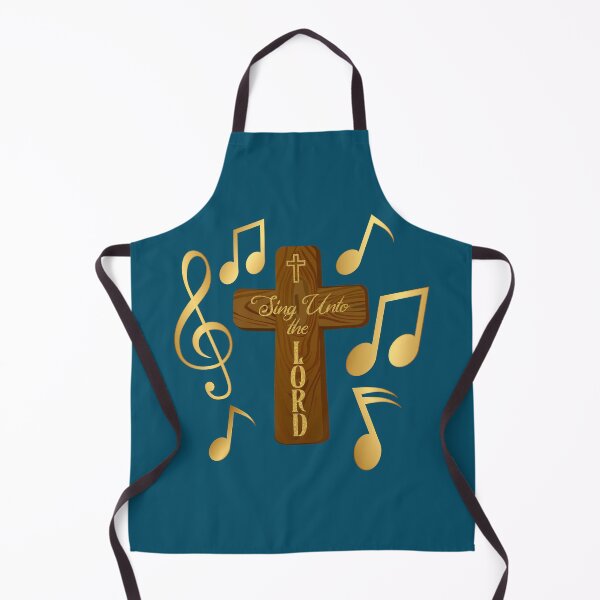 Item preview, Sing Unto the Lord! Turquoise Background designed and sold by PawsitiveMum.