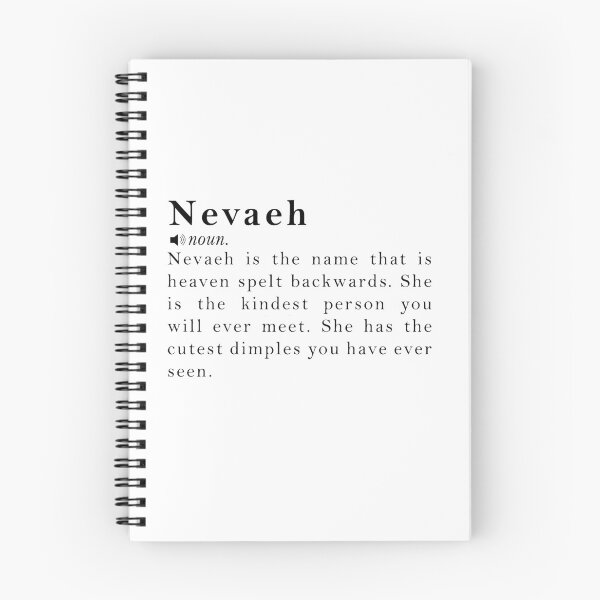 Item preview, Nevaeh Name Meaning Definition designed and sold by peachyline.