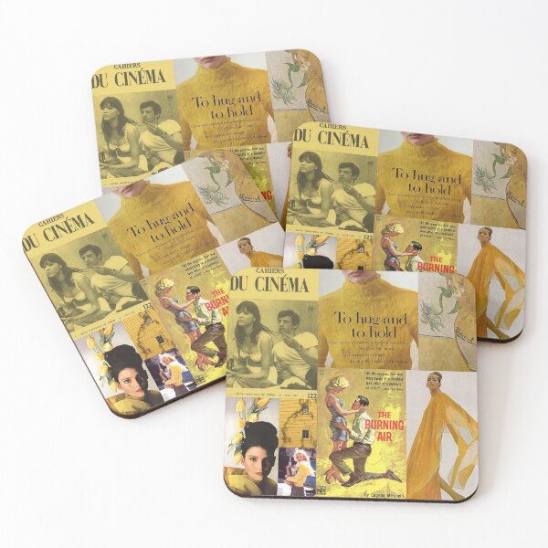 Item preview, vintage (yellow color scheme) collage  designed and sold by romirubanovich.